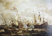 Abraham Storck Four Days Battle, 1-4 June 1666 oil painting